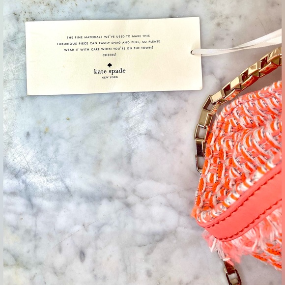 KATE SPADE *RARE* Caroll Park Tweed Scarlette Shoulder Bag - Picture 4 of 12